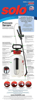 Solo 430 Series Sprayer :  4 Gal