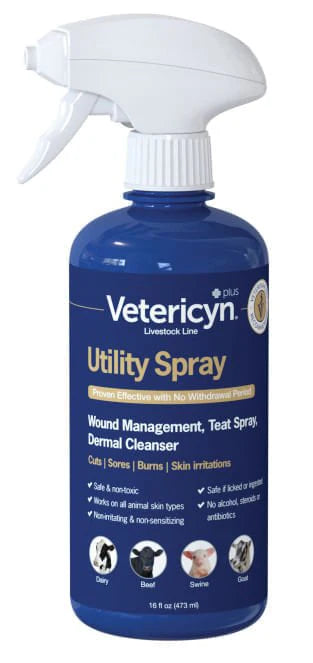 Vetericyn Plus Livestock Spray : 16oz