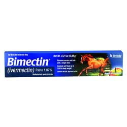 Bimectin (Ivermectin) 1.87% Apple Flavored  Equine Paste