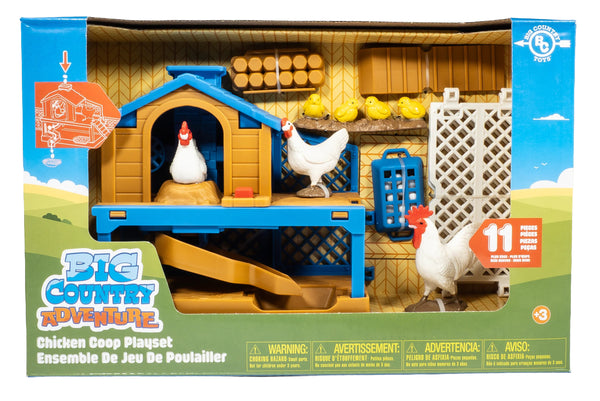 Big Country Toys Chicken Coop Playset : 11 Piece