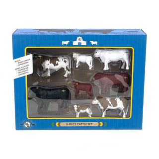 BIG COUNTRY TOYS COW SET: 8 PIECE
