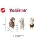Ethical Pet Yo Llama Plush Dog Toy