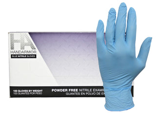 Hand Armor® Blue Nitrile Examination Gloves