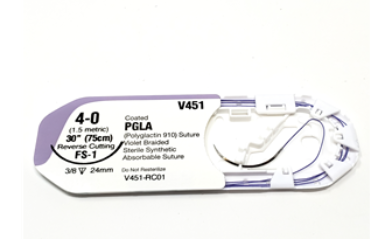 Securosorb Absorbable Suture #4-0 Reverse 12ct