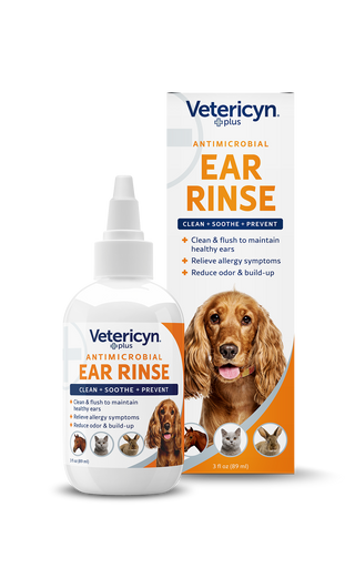 Vetericyn Plus All Animal Ear Rinse : 3oz