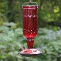 Perky Pet Hummingbird Antique Red Glass Feeder : 24oz