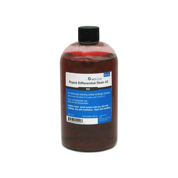 Rapi Diff Stain Vetone Dip Quick Stain Rapid Differential Stain Number 2: Red 470ml ...