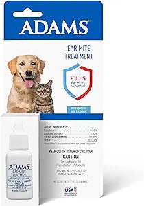 Adams Ear Mite Treatment : 1/2 oz.