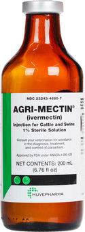 Injectable Agrimectin (Ivermectin) Cattle & Swine Dewormer 200ml