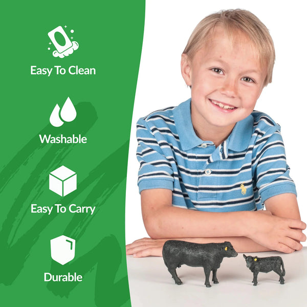 Big Country Toys Angus Cow & Calf (Bagged)