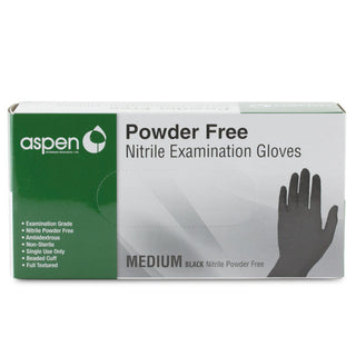 Powder Free Nitrile Gloves Medium 100ct