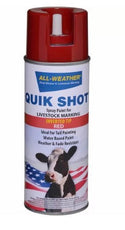 Quik Shot Spray Inverted Tip 12oz : Red