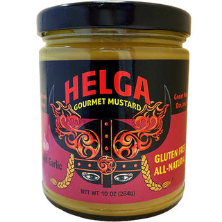 Helgas Roasted Garlic Mustard : 10oz