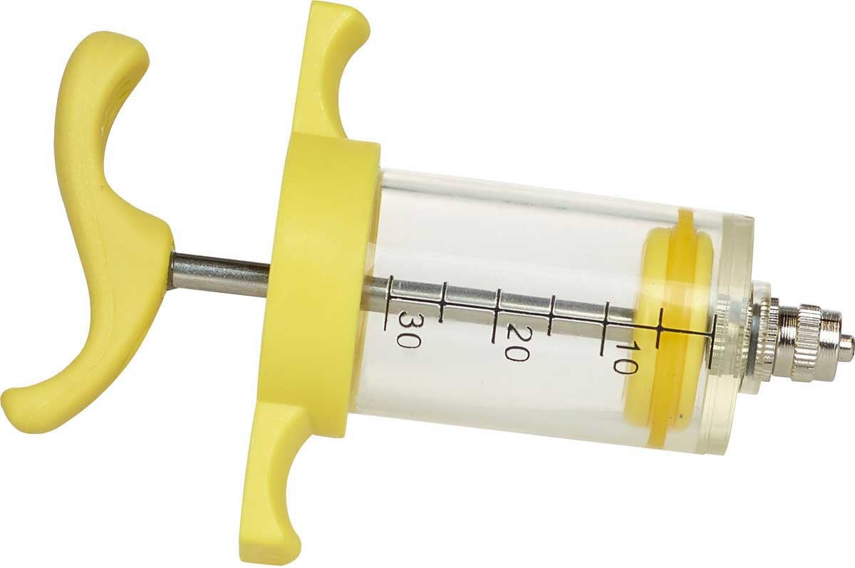 Sharpvet Nylon Yellow Syringe : 30ml | Heritage Animal Health
