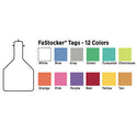 Temple Fastocker Blank Green Tags : 50ct