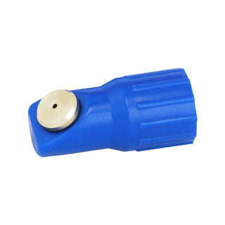 Blue Plastic Threaded Nozzle with SS Tip