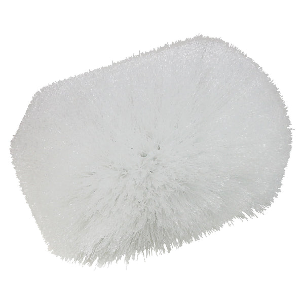 Bulk Tank Brush w/ White Nylon Bristles 5.5 in x 7.5 in