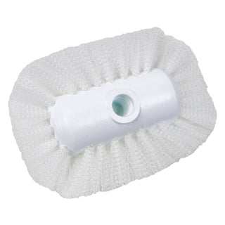 Bulk Tank Brush w/ White Nylon Bristles 5.5 in x 7.5 in