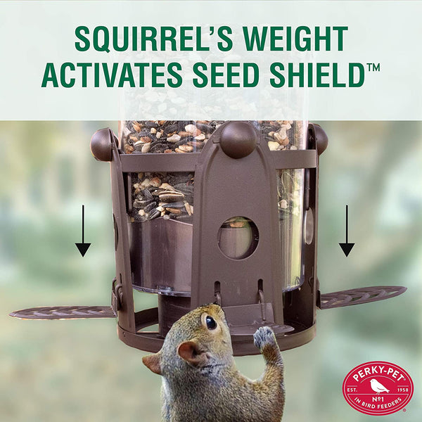Perky Pet Wild Bird Squirrel B Gone Feeder : Holds 4 lbs