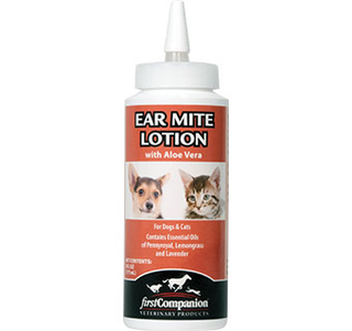 Ear Mite Repellent Lotion (No Pyrethrins) : 6oz