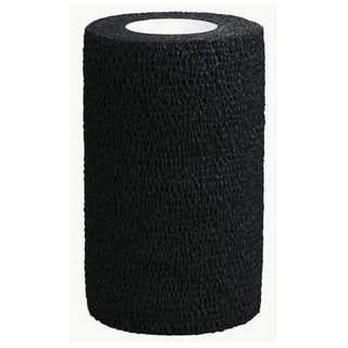 Cohesiant Black Wrap : 4 inches x 5 yards
