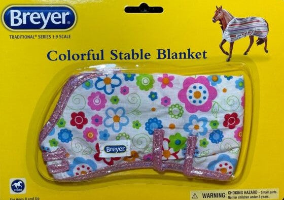 Breyer Colorful Stable Blanket Pink Flowers : Each