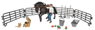 Big Country Toys Horse w/Cowboy Playset : 20pc