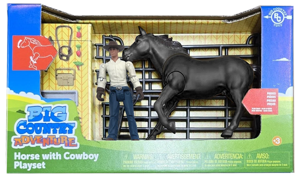 Big Country Toys Horse w/Cowboy Playset : 20pc