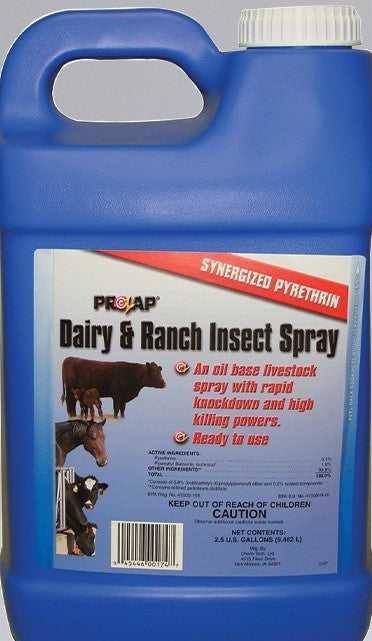 Prozap Dairy & Ranch Spray : 2.5 Gal