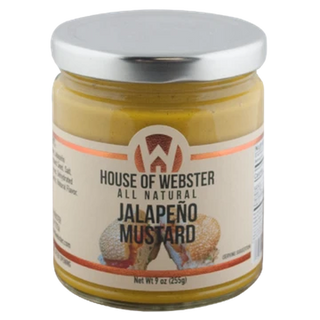 House of Webster Jalapeno Mustard : 9oz