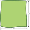 Microfiber Green Towels 12