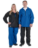 Udder Tech Jacket Half Zip Solid Regular Sleeves Black : Size Small