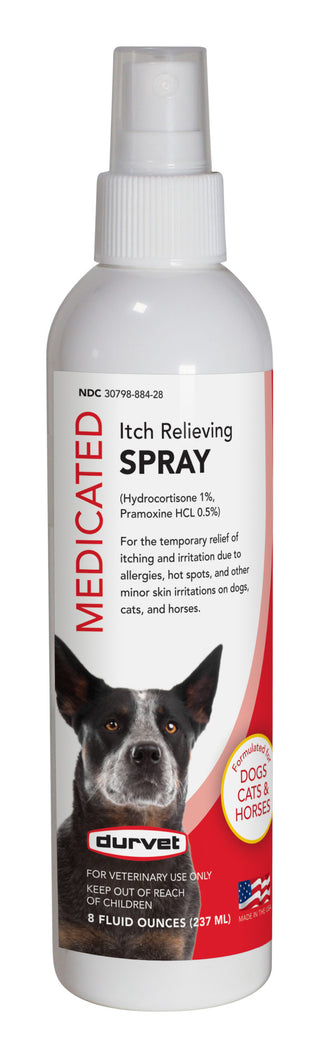 Durvet Medicated Itch Relieving Spray : 8oz