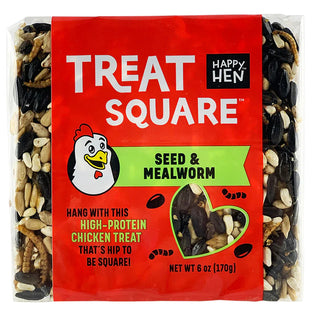 Happy Hen Treat Square Mealworm and Seed