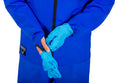 Udder Tech Jacket 1/2 Zipper Solid w/Thumbhole Blue : XL