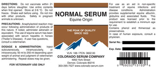 Normal Equine Serum : 250ml