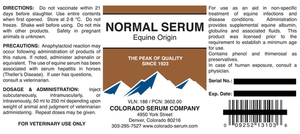 Normal Equine Serum : 250ml