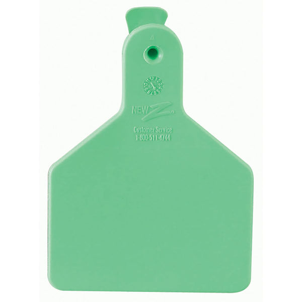 Z Tag Green No Snag Calf ID Tag - Numbered 126 - 150 : Pack of 25