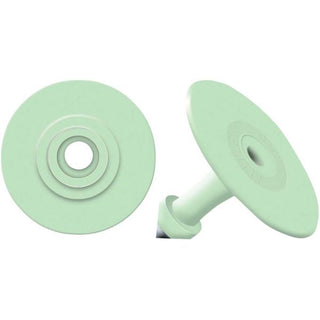 Allflex Global Green Small Female with Male Blank Buttons :25ct