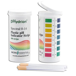 Hydrion Spectral Plastic PH Test Strips 0-14 : 100ct