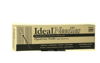 Ideal Disposable Aluminum Hub Needles 16 gauge x 3/4 inches