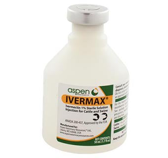 Ivermax (Ivermectin) Injectable 1% : 50ml
