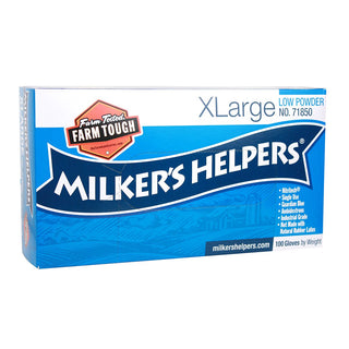 Milker Helpers Powdered Gloves : XL 100ct