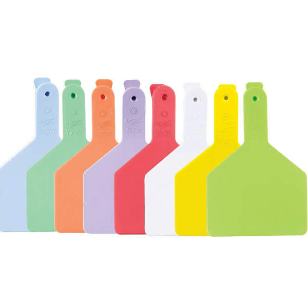 Z Tag No Snag Cow Blank :Tags - Pack of 25 Chartreuse