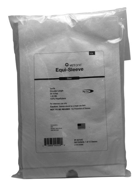 Ob Sleeves Sterile Clear Equisleeves 1ml 36" : 12ct
