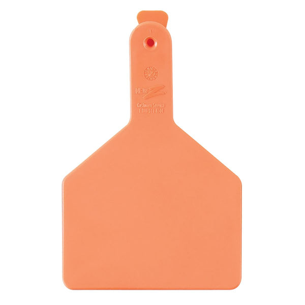 Z Tag Orange No Snag Cow ID Tag - Numbered 126 - 150: Pack of 25