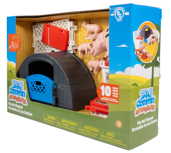 Big Country Toys Pig Hut Playset : 10ct
