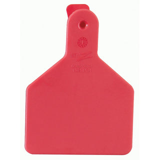 Z Tag No Snag Calf Tags: Blank- Pack of 25 Red