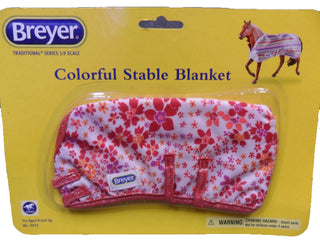 Breyer Colorful Stable Blanket Red Floral : Each