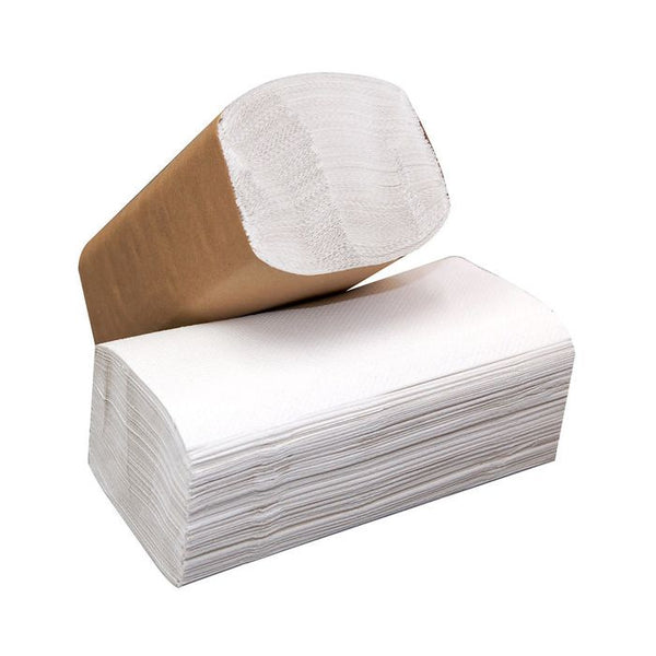 Response Single Fold White Dairy Towel: 2400ct